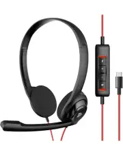 NUBWO HW02 USB Headset with Microphone Noise Cancelling & in-line Control