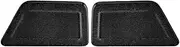 ATATNK Car Rear Air Vent Conditioner Outlet Dust Cover Compatible for BMW IX 40 50 M60 Floor Air Outlet Protective Sticker Accessory Under Seat(Style 1-Black)