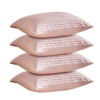 Pillow Covers Queen Standard Pillow Cases Soft Queen/Standard-4 Pink