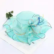 [KTLSHY] Foldable Brim Summer UV Hat Women Classic Sun Hat Beach Sun Straw Hat Hat Organza Hats Two Wear Ways Hat Flower Can Be Used As A Headwear Ladies Elegant Casual Beach Holiday Lace Wide Brim Sun Hat Fas