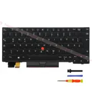 German Backlit Keyboard for Thinkpad X13 Type 20T2 20T3 20UF 20UG 5N20V43048