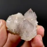 1.5in 27g Tantric Twin Amethyst Spirit Quartz Crystal Cluster, South Africa sq22
