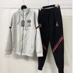 PSG_PARIS HOODIE ZIP FLEECE SET 帶油漆飛濺帽,加厚,優質材料,標準形狀,1 型 - 長袖