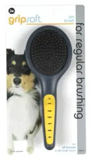 JW Pet GripSoft Pin Dog Brush Long Coated Breeds - Pack of 12