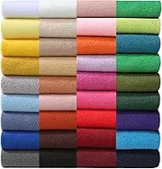 Polar Fleece Fabric, Quality Material, International Approved Test Report for Anti Pill Finish. 27 Fashion Colours, Medium 320Grams weight. Beautiful Plush Pile for garments, home dcor and crafts