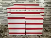 40 PACK RED Melamine Magic Sandwich Sponge Eraser Heavy Duty Extra Durable