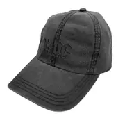 ACDC Washed Black Hat Cap with Embroidered Design