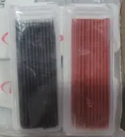 KERR Dental Microbrush Micro Brush Applicator Tips 200 PK Red & Black 27511