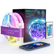 GUPUP 130 ft Long Light Strip,Bluetooth led Lights for Bedroom,Strip Lights T...