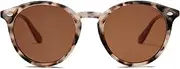 [SOJOS] Retro Round Polarized Sunglasses for Women Men Classic Vintage Sunnies SJ2069