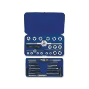 Irwin 41-Pc Machine Screw/Fractional Tap And Hex Die Set - 1 per EA - 24606DC