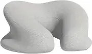 AIMALL U-Shaped Face Cradle Pillow Memory Foam Sleeping Pillow for Postoperative Massage Beauty Salon Nap Comfort 12.6in x 5.9in Ergonomic Design with Breathable Zone and Cheek Support