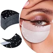 100 Pcs Eyeshadow Shields Eye Shadow Makeup Stencil Pads Professional Lint Free Under Patches for Eyelash Extensions Lip Eyeliner Prevent Tinting Makeup Residue