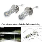 NEW 2X H3 80W LED HEADLIGHT FOG DRIVING LIGHT BULB CAR UTE 4WD LAMP GLOBE AU