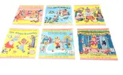Playtime Library Story Books 6 To Read And To Color 1952 Unused Imagination