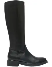 [Sandler] Troy Knee Boots in Black Leather