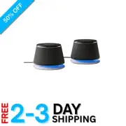 Stereo Speakers USB-Powered Compact 2.0 Multimedia for PC Laptop Audio