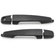 For Mitsubishi L200 Triton MQ MR 2015 18 Front L+R Black Outer Handle Hand (for: Mitsubishi)