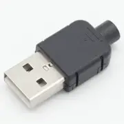 10 Sets DIY USB 2.0 Connector Plug a Type Male 4 Pin Assembly Adapter Socket Sol