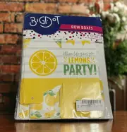 Big Dot Of Happiness Lemon Bow Boxes 12 Count