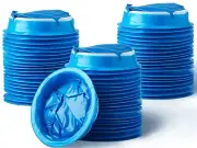 Valchoose 60 Pack Barf Bags Disposable, Portable Puke Bags, 1000ml High Densi...