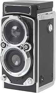 Mini Retro Digital Camera, Portable TLR Style Retro Point and Shoot Compact Small Pocket 1080P FHD Video 12MP Autofocus Vlogging Camera for Beginners, Teens, Kids and Adults (32GB)
