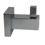 Robe Towel Hook Single 50mm 20mm Square Solid 40mm Wall Bathroom Chrome 17001024