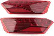Turn Signal Indicator 2pcs Red Passenger Driver Side Tail Light For Polaris RZR Turbo 1000 XP 900 S 2014-2019