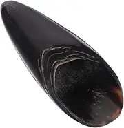 Ipetboom Natural Cattle Horn Massage Tool Spa Acupressure Board for Relaxation and Meditation Gentle Scraping Therapy Random Color Variation Random Color