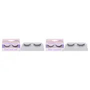 False Lashes - Wispie by Carter Beauty for Women - 1 Pair Eyelashes - Pack of 2
