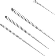 [FIOROYAL] 3 Pcs 316L Surgical Steel Piercing Taper Insertion Pins Body Taper 14G 16G 18G Piercings Kit Assistant Tool for Ear/Nose/Lip/Eyebrow/Belly/Nipple/Tongue Piercing Changing Tool Stretcher