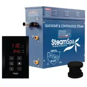 SteamSpa OAT900 Oasis 9 KW QuickStart Steam Bath Generator - Black