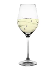 Barski European Handmade Crystalline Swarovski White Wine Glasses Set of 4