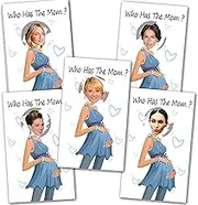 33 Cute Baby Shower Games - Scratch Off Lottery Ticket Raffle Cards Baby Shower Game - Funny Baby Shower Games - Who Has The Mom - 33 Sheets