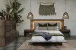 Eastwood Bed Frame with Platform Base - Double / Light French