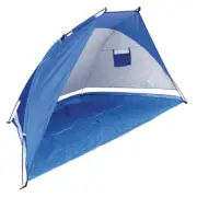 Mirage 220x110cm Beach Adobe Compact Outdoor Sun Shelter Home Shade UPF30 Blue