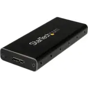 Startech M.2 Ngff Sata Enclosure - Usb 3.1 [10gbps] With Usb C Cable - Portable