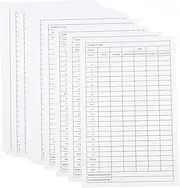 DINHEAROM 12Pcs Golf Scorecard Score Tracking Tool Durable Lightweight Design for Competitions Personal Use Present for Golf Enthusiasts