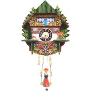 Alexander Taron Roman Numeral Chime Quartz Cuckoo Wall Clock