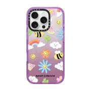 iPhone 16 Pro Impact Case MagSafe Compatible Rainbow by Katie's Collective