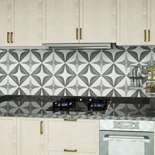 廚房地面瓷磚翻新衛生間浴室地板磚墻面裝飾貼紙簡約現代墻貼北歐