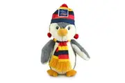 Korimco 27cm AFL Penguin Adelaide Soft Stuffed Toy Animal Plush Kids Child 3y+
