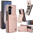 For Samsung Galaxy Z Fold 6 5 4 Shockproof Leather Wallet RFID Block Case Cover