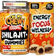Pure Himalayan Shilajit Gummies - Shilajit Reisin Extract for Men and Women w...