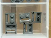 LEGO Parts - Dark Bluish Gray Plate 1 x 2 w Bar Handle Side - No 48336 - QTY 5