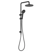 2023 Matte Black shower head 200 mm hand held head wall mixer set