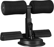 Yardwe Sit Up Bar Adjustable Sit Up Exercise Equipment Portable Sit Up Floor Holder Sit Up Machine with Suction Cups for Home Work, Travel