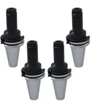 4Pcs CAT40-ER16 4inch (100mm) Collet Chuck Tool Holder Set For CNC Engraving