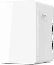 YOPOWER Mini Portable Compact Personal Fridge Cooler, 22 Liter Capacity, Includes Plugs for Home Outlet & 12V Car Charger, White