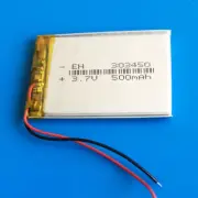 3.7V 500mAh Li Po Polymer Rechargeable Battery For Camera GPS Smart Watch 303450